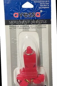 AVESSA DK-20 İPLİ DÜDÜK KIRMIZI-SARI