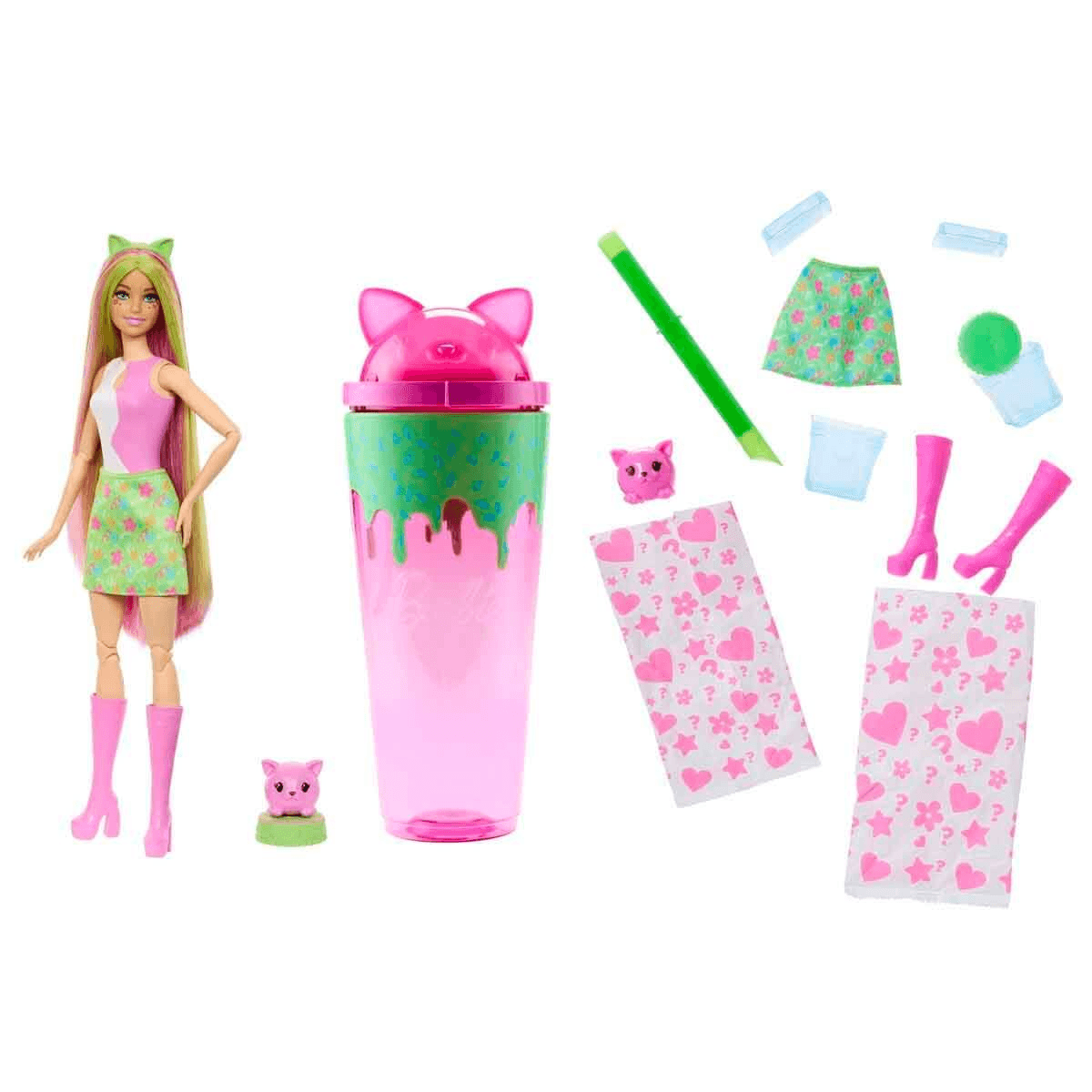 Barbie Pop Reveal MilkShake Serisi Pembe Kedi JCN85-JCN88 - Görsel 2