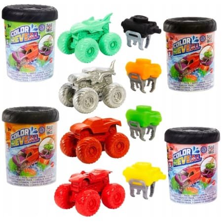 Hot Wheels Monster Trucks Color Reveal HJH53 & HJF39