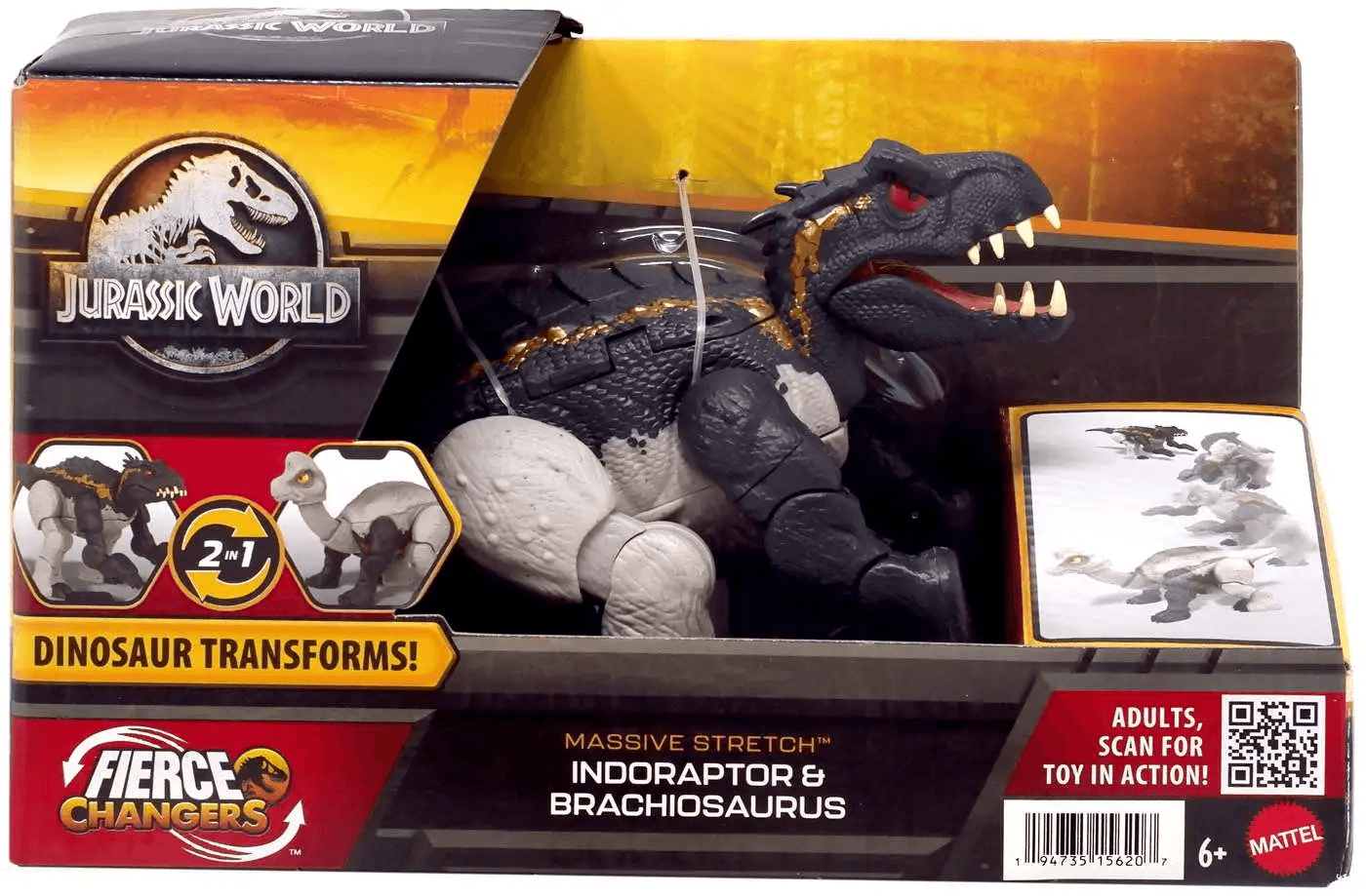 Jurassic World Değişim Serisi Çifte Tehlike Büyük Dinozor Figürleri HPD33-HPD34 - Görsel 2