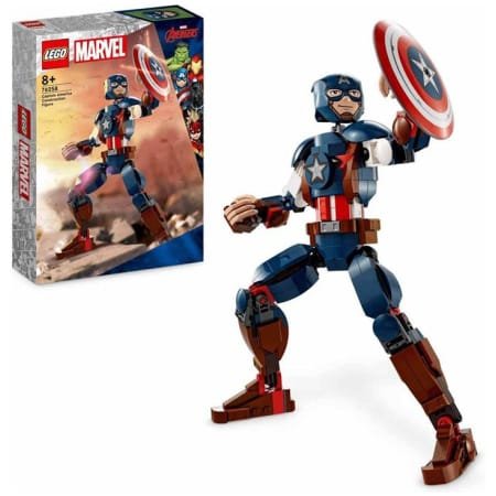 Lego - Marvel Kaptan Amerika Yapım Figürü 76258