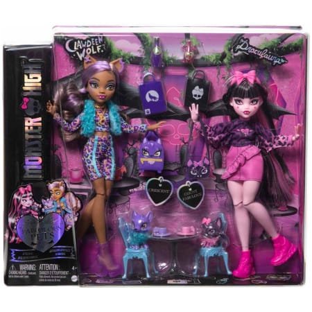 Monster High Ürpertastik Dostlar Bebekleri 2'li Paket HNP96