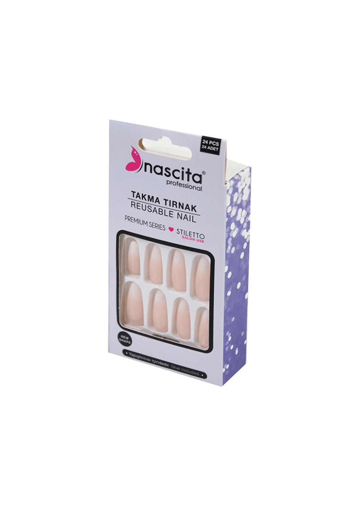 Nascita Ombre Stiletto Tırnak #NASNAIL00205