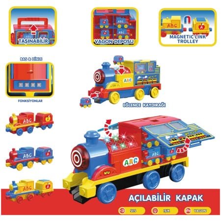 Vardem - Işıklı Müzikli İnteraktif Tren 9522