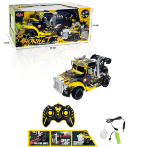 Vardem - Uzaktan Kumandalı Şarjlı Buharlı Işıklı Araba  RQ3020