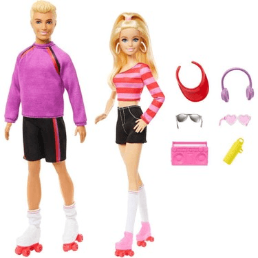 Barbie Ken 65. Yıl 2'li Parti Bebekler HXK90 - Görsel 3